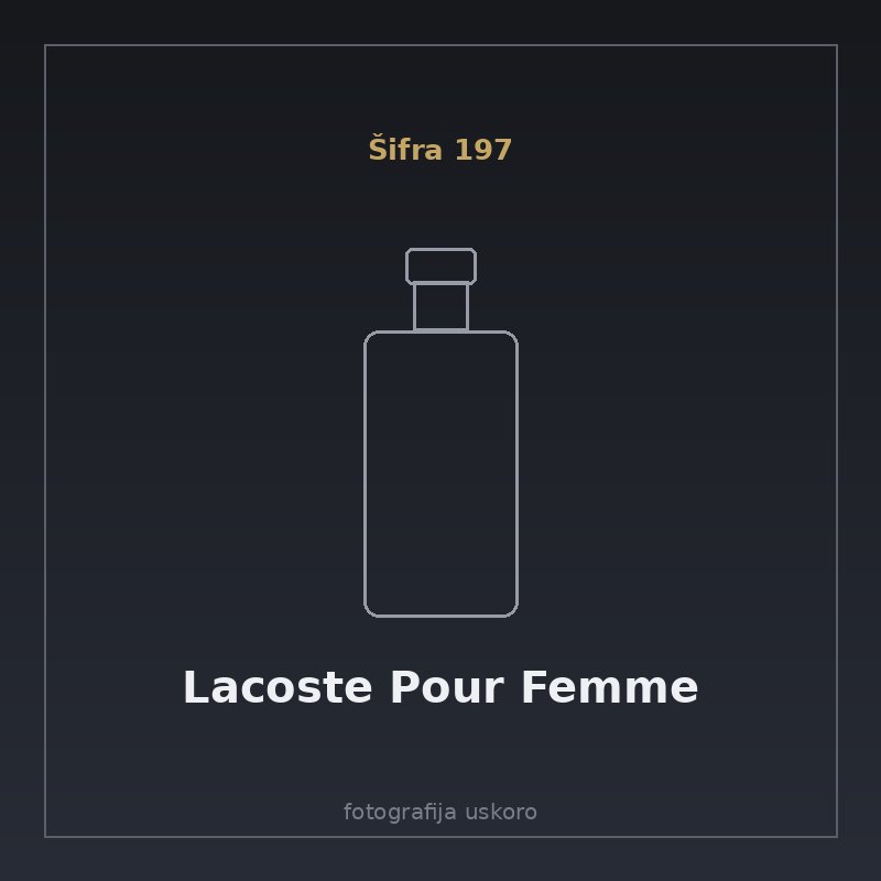 Lacoste Pour Femme gold parfem