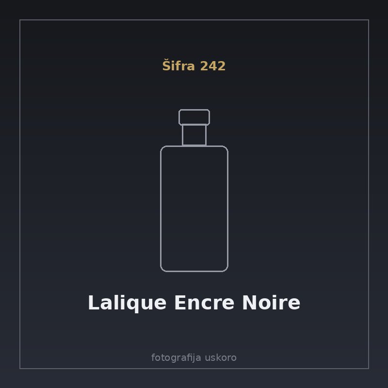 Lalique Encre Noire gold parfem
