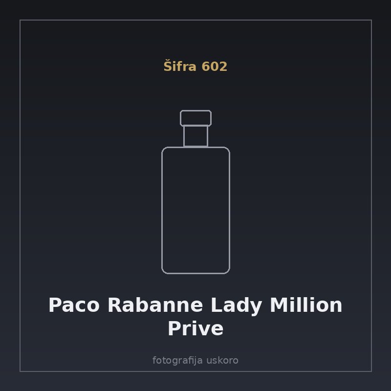 Paco Rabanne Lady Million Prive gold parfem